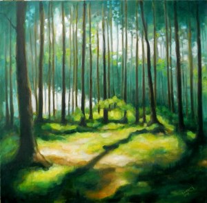 Piotr KLUCZEWSKI (né en 1962), Forêt de Mühnesee, 2017