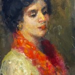 UNIDENTIFIED ARTIST, Portrait of a woman (artistic sketch)