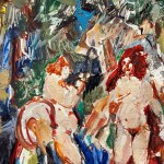 ANONIMO, Figures in the Impressionist style