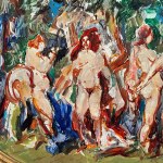 ANONIMO, Figures in the Impressionist style