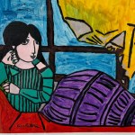 CANTATORE, Woman on a sofa - Cantatore