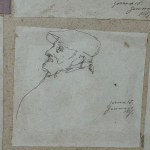 L. SERRA, Lot of 16 drawings on paper, featuring various subjects grouped on three sheets - L. Serra