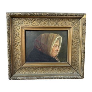 A. MARINI, Portrait of an Elderly Woman with a Cloak - A. Marini