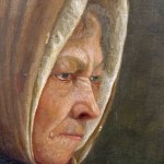 A. MARINI, Portrait of an Elderly Woman with a Cloak - A. Marini