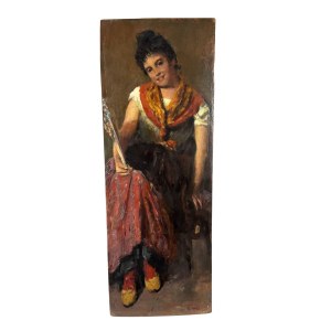 UNIDENTIFIED SIGNATURE, Portrait of a woman