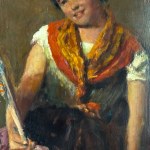 UNIDENTIFIED SIGNATURE, Portrait of a woman