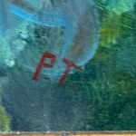 UNIDENTIFIED SIGNATURE, Portrait of a woman in the impressionist style.