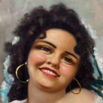 A. GIULIANO, Portrait of a woman - A. Giuliano