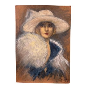 ANONIMO, Woman with a hat