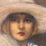 ANONIMO, Woman with a hat