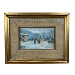 A. PILONE, Winter Scene in Cava dei Tirreni - A. Pilone