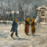 A. PILONE, Winter Scene in Cava dei Tirreni - A. Pilone