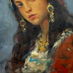 UNIDENTIFIED SIGNATURE, Portrait of a woman