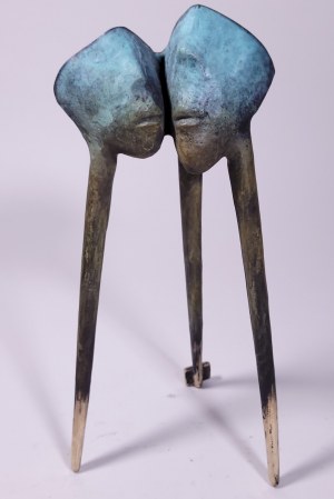 D.Z., Kiss (Bronze, height 26 cm)