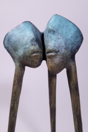 D.Z., Kiss (Bronze, height 26 cm)