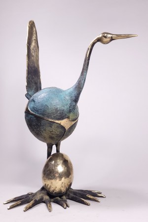 I.K., Zukünftiges Elternteil (Bronze, Höhe 47 cm)