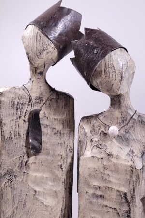 Charles Dusza, Busts - Royal Couple (height 54 cm)