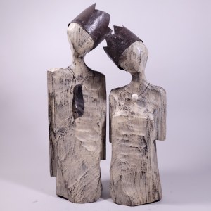 Charles Dusza, Busts - Royal Couple (height 54 cm)