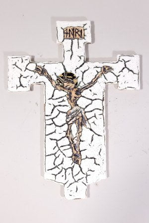 Stanisław Brach, Krzyż ceramiczny (wys. 27 cm)