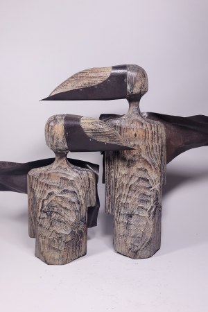 Karol Dusza, Popiersia - Para Ptaków (wys. 52 cm)