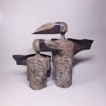 Karol Dusza, Busts - Pair of Birds (height 52 cm)