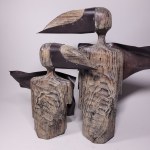 Karol Dusza, Busts - Pair of Birds (height 52 cm)