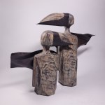 Karol Dusza, Busts - Pair of Birds (height 52 cm)