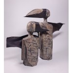 Karol Dusza, Busts - Pair of Birds (height 52 cm)