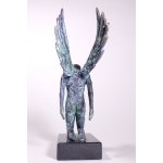J.CH., Klęczący anioł (Brąz, wys. 22 cm, ed. EA I/IV)