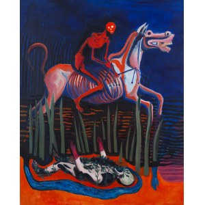 Grzegorz Wnęk (b. 1974, Frysztak), Rider (Inspired by the fresco Triumph of Death from Palermo), 2021