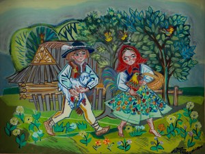 Władysław Trebunia-Tutka (1942 Poronin - 2012 Zakopane), Genre Scene