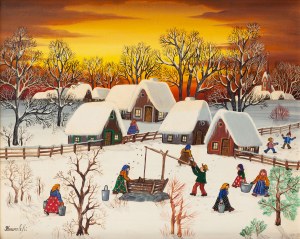 Anton Kowalski (geb. 1926, Sopron), Winterlandschaft