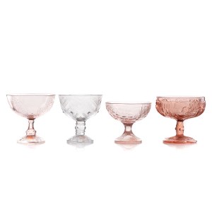 Set of four sugar bowls