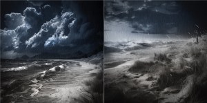 Andrzej Andrychowski, Seascape, diptych