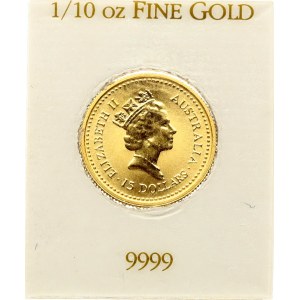 Australia 15 Dollars 1987 Australian Nugget - Little Hero 1890