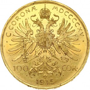 Rakúsko 100 Corona 1915 Restrike