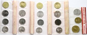 Rakúsko 2 - 50 grošov 1970-1977 Sada 19 mincí