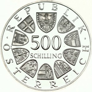 Österreich 500 Schilling 1987 400. Jahrestag - Geburt des Salzburger Erzbischofs von Raitenau
