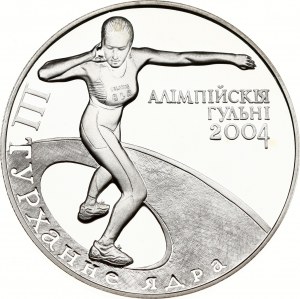 Bielorusko 20 rubľov 2003 2004 Olympijské hry - vrh guľou
