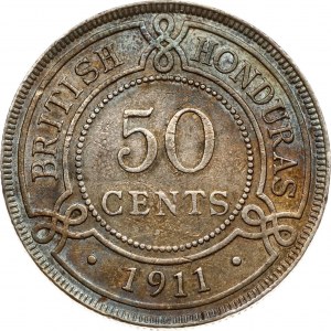 Belize Britský Honduras 50 centů 1911