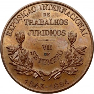 Brazil Commemorative Medal International Exhibition of Legal Works