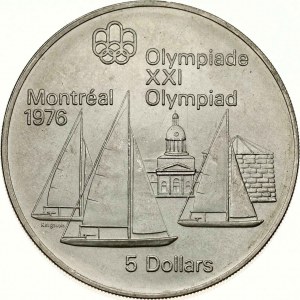 Kanada 5 Dollars 1973 Kingston und Segelboote