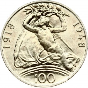 Československo 100 korun 1948 30 let nezávislosti