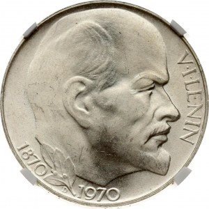 Czechoslovakia 50 Korun 1970 100 Years - Birth of Lenin NGC MS 65