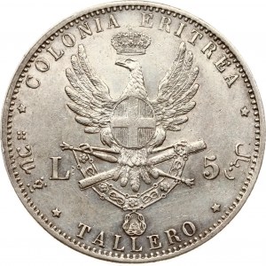 Eritrea Italian Eritrea 5 Lire / 1 Taler 1891