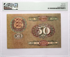 Estonsko 50 krooni 1929 PMG 64 Výběr bez obtisku EPQ