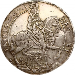 Nemecko Sasko Taler 1657 Úmrtie