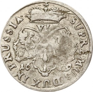 Niemcy Brandenburgia-Prusy 6 groszy 1679 HS