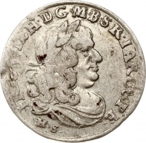 Niemcy Brandenburgia-Prusy 6 groszy 1681 HS
