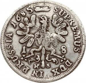 Německo Braniborsko-Prusko 18 Groscher 1685 HS